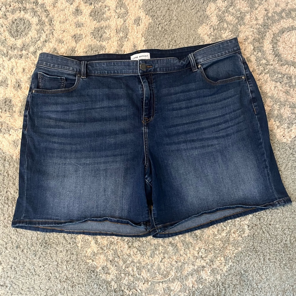 Lane Bryant blue jeans shorts size 24